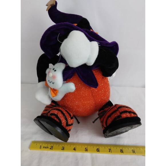 Witch Cat Halloween Decor Figurine Shelf Sitter Cute Halloween Decor Whimsical - Picture 7 of 9